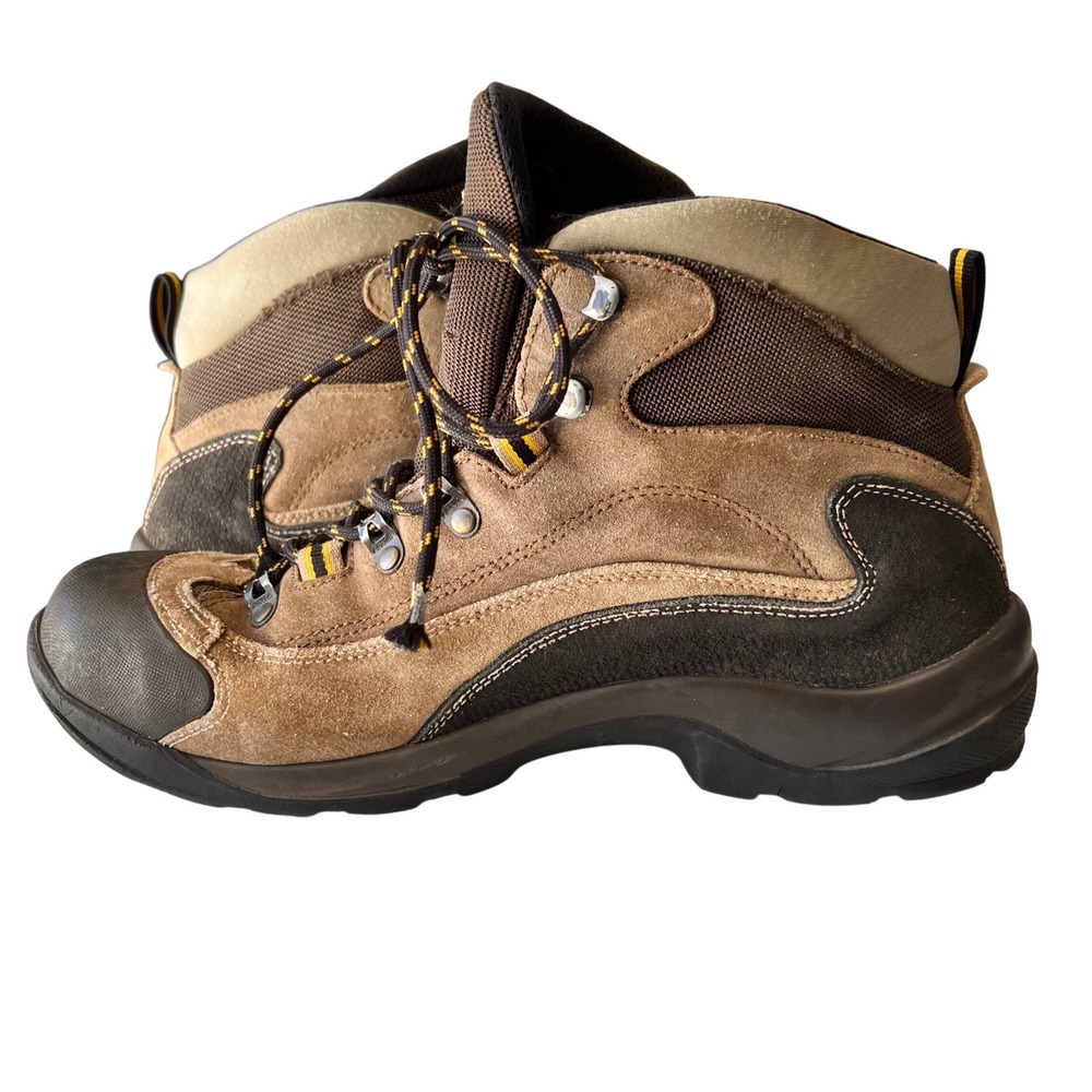 Asolo Mens Gore-Tex Waterproof Hiking Boots Brown Suede Vibram‎ Sole Mid Top 10
